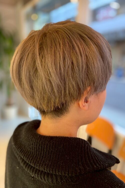 浦和大宮志木の美容室Hair & Make Azurアズールのハイトーンカラーデザインカラー