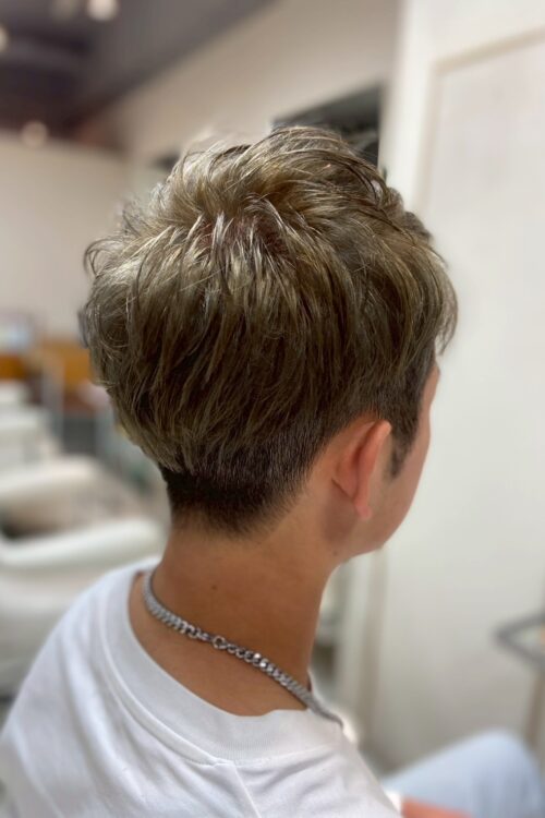 浦和大宮志木の美容室Hair & Make Azurアズールのハイトーンカラーデザインカラー