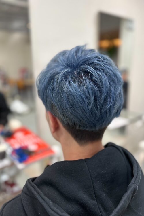 浦和大宮志木の美容室Hair & Make Azurアズールのハイトーンカラーデザインカラー