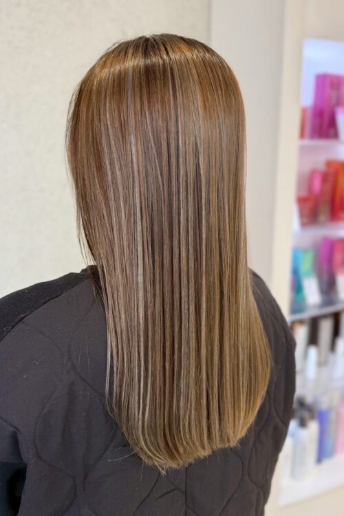 浦和大宮志木の美容室Hair & Make Azurアズールのハイトーンカラーデザインカラー