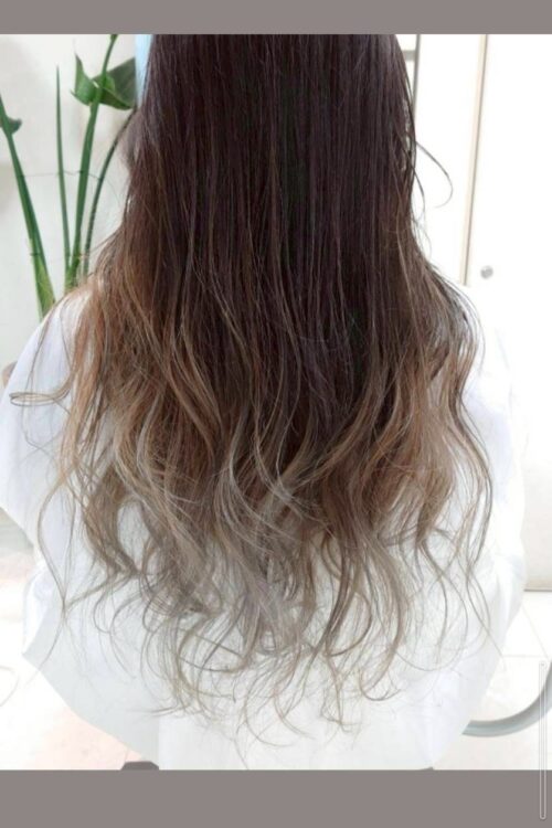 浦和大宮志木の美容室Hair & Make Azurアズールのハイトーンカラーデザインカラー