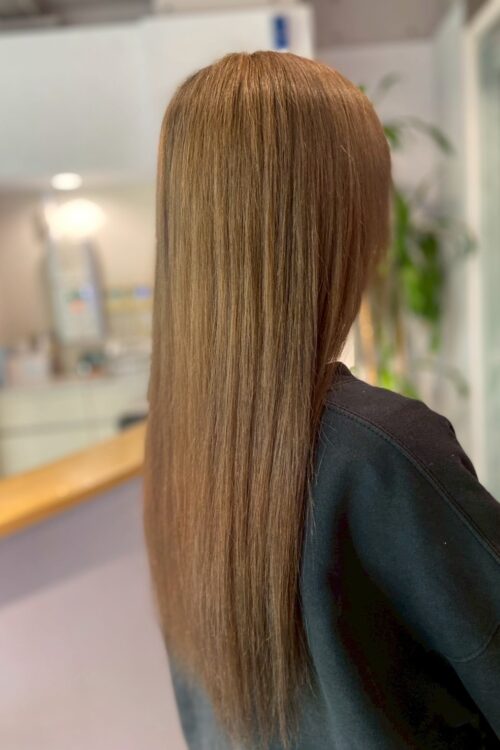 浦和大宮志木の美容室Hair & Make Azurアズールのハイトーンカラーデザインカラー