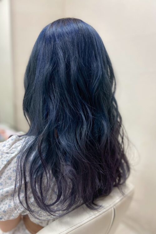 浦和大宮志木の美容室Hair & Make Azurアズールのハイトーンカラーデザインカラー