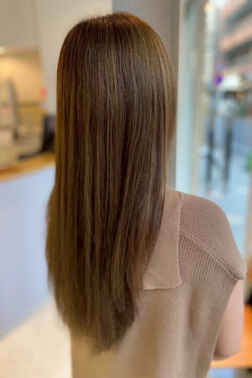 浦和大宮志木の美容室Hair & Make Azurアズールのハイトーンカラーデザインカラー