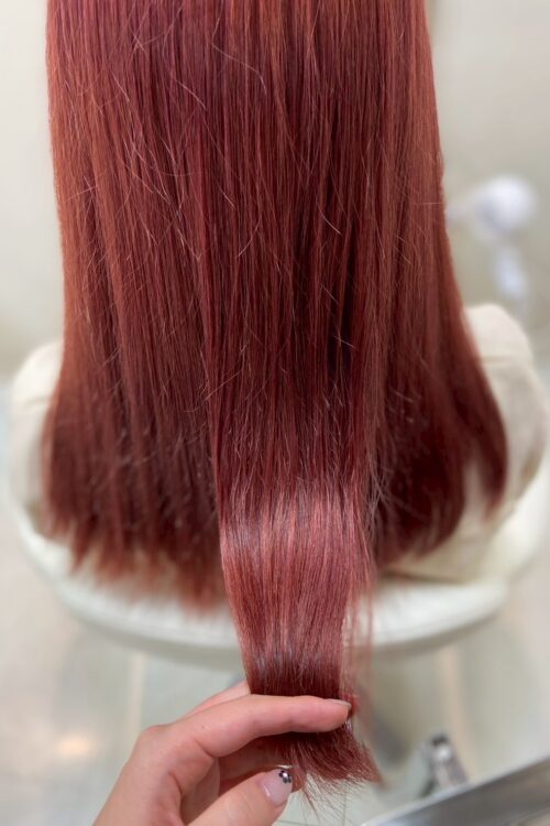 浦和大宮志木の美容室Hair & Make Azurアズールのハイトーンカラーデザインカラー