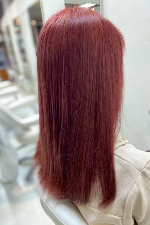 浦和大宮志木の美容室Hair & Make Azurアズールのハイトーンカラーデザインカラー