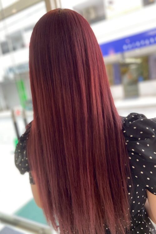 浦和大宮志木の美容室Hair & Make Azurアズールのハイトーンカラーデザインカラー