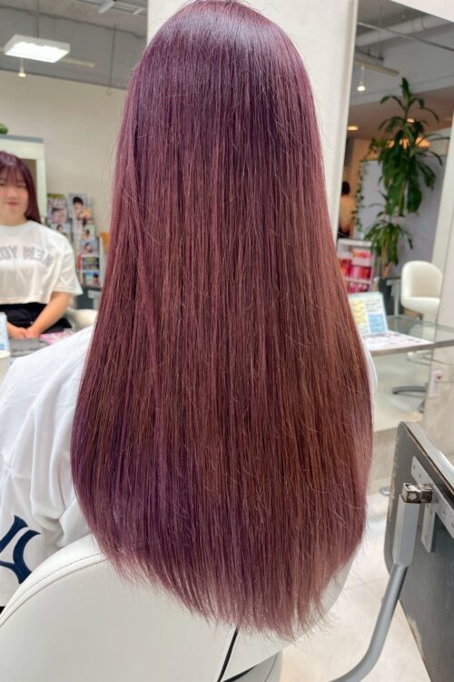浦和大宮志木の美容室Hair & Make Azurアズールのハイトーンカラーデザインカラー